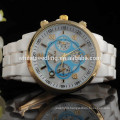 Western Wrist Watches 2015 Fashion White Ceramic Watch